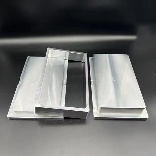 2x4 inch Anodised Aluminium Pre-Press Mould For Solvent Free Extraction