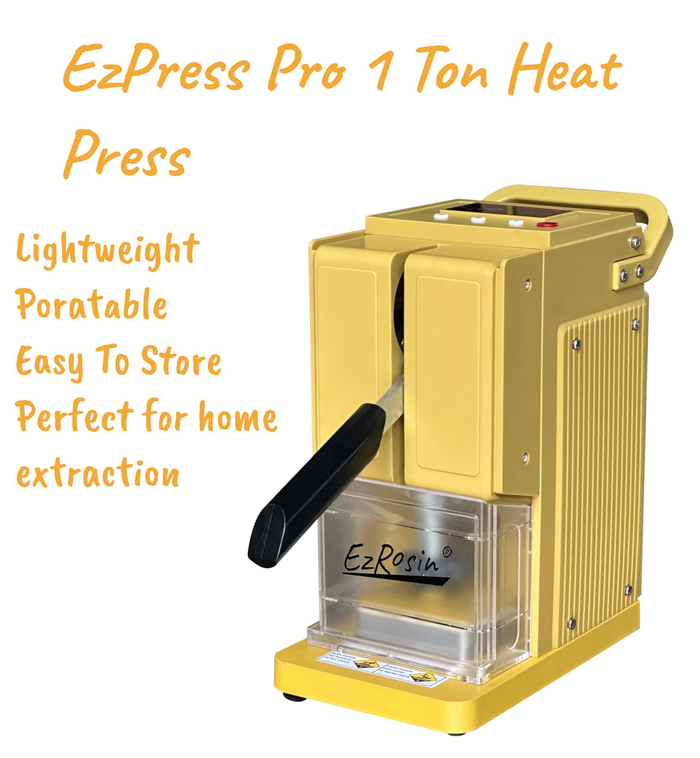 EzPress Pro Range- 1 Ton Professional Rosin Press - 30% Yields - 12 Month Warranty