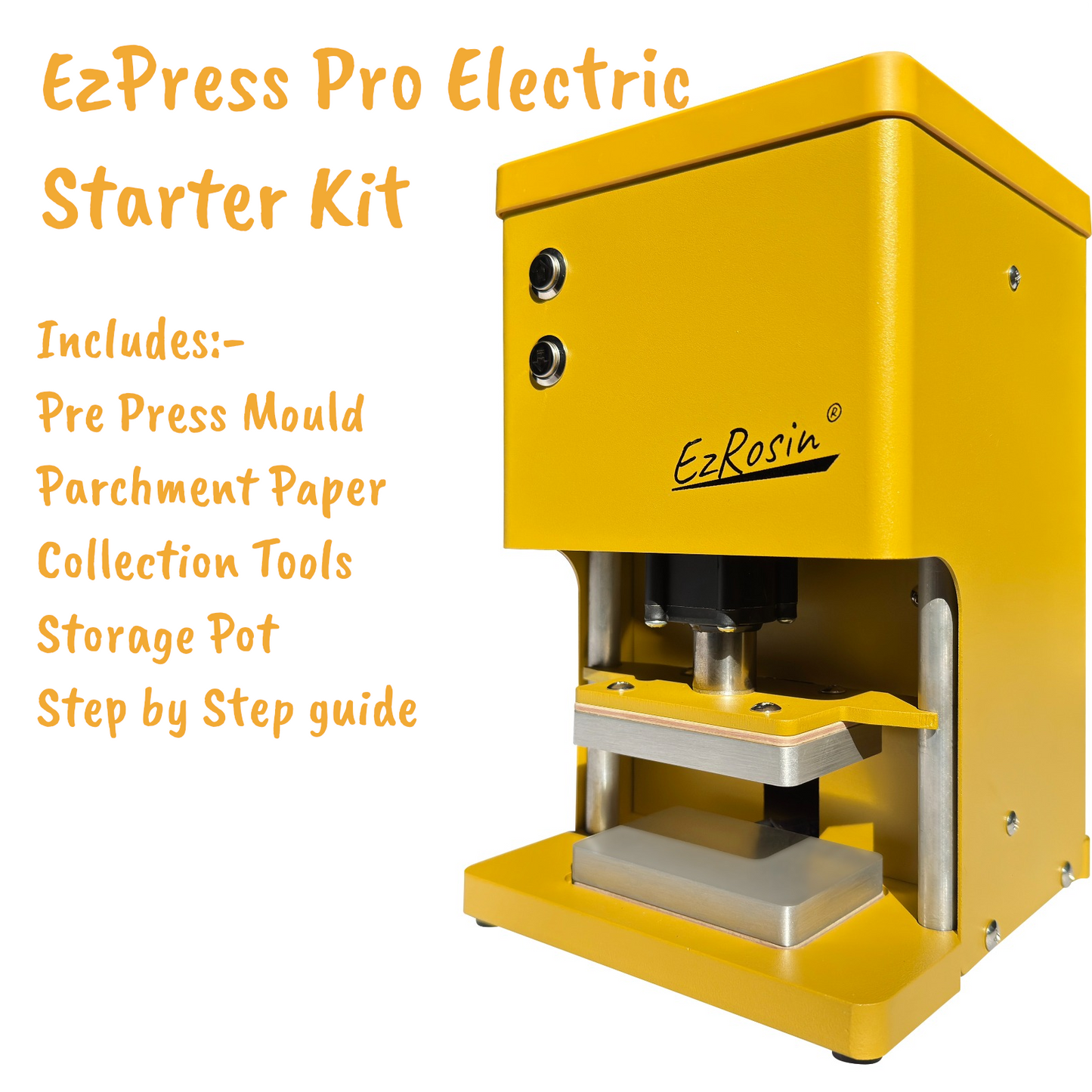 EzPress Pro Electric Rosin Press Kit – Medical-Grade Precision, Made Easy
