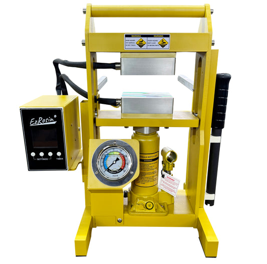 5T Rosin Press Pro Range Plus Kit with Step by Step Guide to Make Your Own Oil/Concentrates- Up to 30% yields