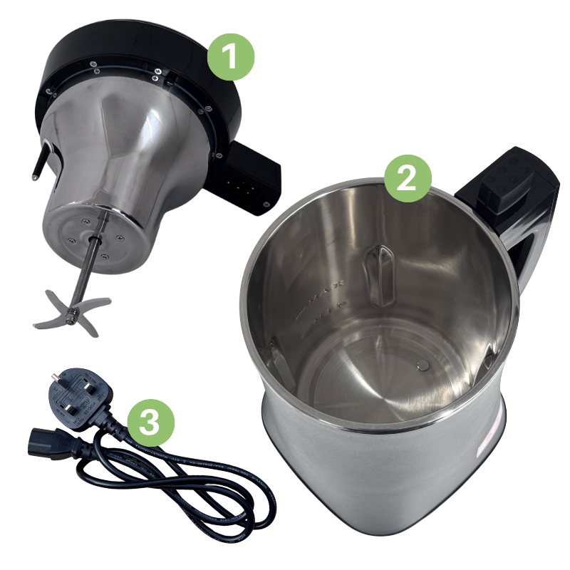 Décarboxylateur et machine à beurre infusé - Accessoires inclus (prise UK ou EU)