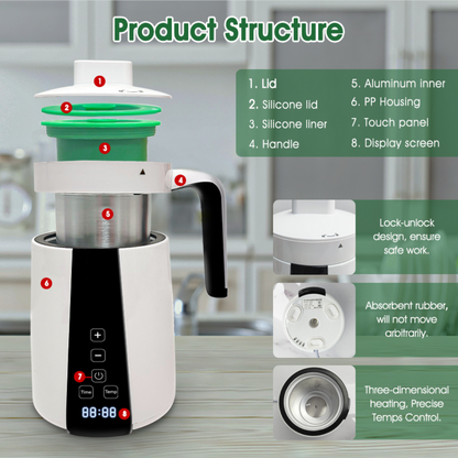 Decarboxylator & Infuser - 350ml - mess free container included